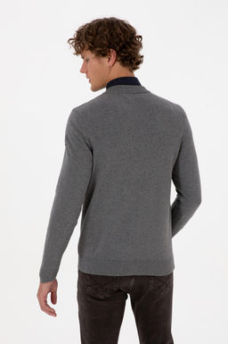 Erkek Gri Melanj Basic Triko H_rka Sepette S_rpriz _ndirim - U.s. polo assn фото 5