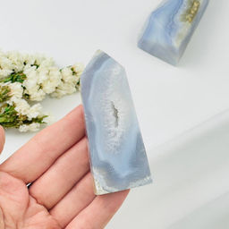 Кристалл из Голубого агата - Радуга самоцветов фото 2