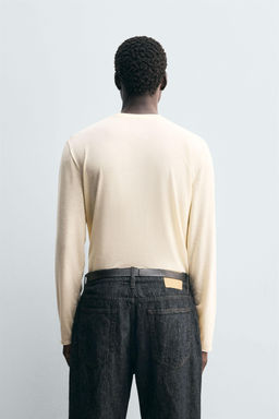 LIGHTWEIGHT LONG SLEEVE T-SHIRT - Zara фото 3