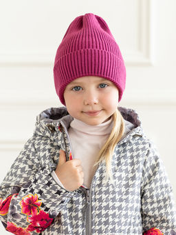 Куртка детская демисезонная сераяцветы