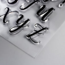 Штамп для творчества силикон «Английские буквы», 18×14 см