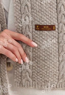 Шарф из 100% монгольской шерсти (арт. 05121) - Тод оймс ххк фото 7