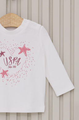 K_z Bebek Pembe 3l_ Pijama Tak_m_ Sepette S_rpriz _ndirim - U.s. polo assn фото 6
