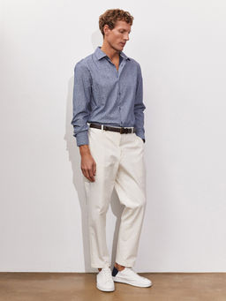 Сорочка мужская длинный рукав GREG 213/237/0047/ZN/1p STRETCH_V  фото 6