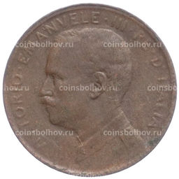 Монета 1 чентезимо 1916 года Италия