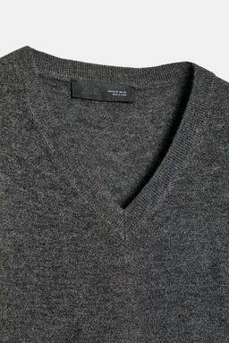 WOOL V-NECK SWEATER - Zara фото 7