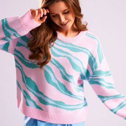 SS-2426 джемпер женский роза