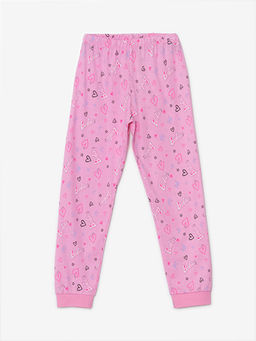 Bisiklet Yaka Barbie Bask?l? Uzun Kollu K?z ?ocuk Pijama Tak?m? - Waikiki фото 3