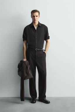 LIMITED EDITION FLOWING WOOL BLEND SHIRT