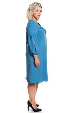 Платье 1181 бирюзово-голубой - Novita фото 4