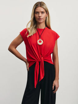 Блузка с завязками / Zarina