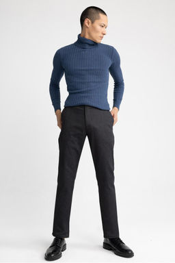 Прямые брюки стандартного кроя - Defacto фото 8