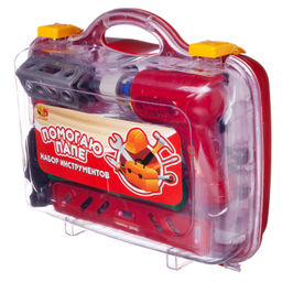 Набор инструментов в чемодане Помогаю Папе, 26 предметов - Abtoys фото 2