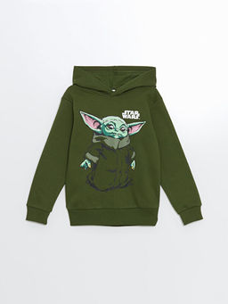 Star Wars Bask?l? Erkek ?ocuk Kal?n Sweatshirt