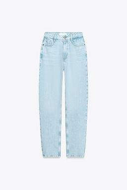 Z1975 HIGH-WAIST MOM FIT JEANS - Zara фото 7