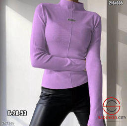 Женская водолазка однотонная - Bruno фото 2