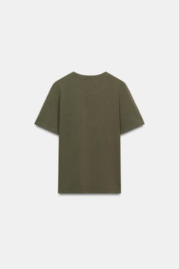 CAMISETA FORNITURA EFECTO LAVADO / Verde - Zara фото 2