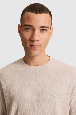 Erkek Ta_ Comfort Fit Bisiklet Yaka Ti__rt