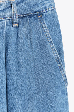 Z1975 RIPPED DENIM SHORTS - Zara фото 17
