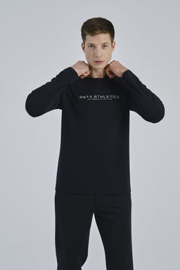 Лонгслив Черный