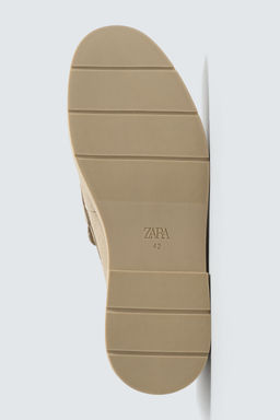 CASUAL LEATHER LOAFERS - Zara фото 14