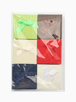 Набор коробочек подарочных 6 шт. под набор «Матрица», 9×9 см, (полезная часть 8.5×8.5 см), МИКС