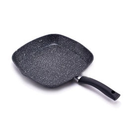 0515 GIPFEL Сковорода гриль MABELLE 28х28х4,3см кованый алюминий, Pfluon Marble, бакелитовая ручка