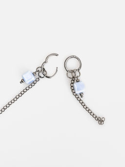 ACOOLA / Набор (бусы + серьги) детский Wyrms серебристый