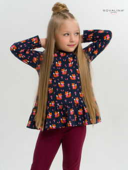 Костюм Алиса лисята на синем-марсала - Sovalina фото 27