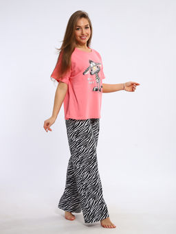 Пижама женская 1-244 (коралл)