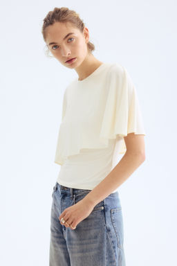Top con detalle efecto capa - H&m фото 4
