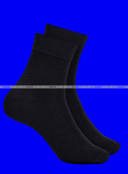 Цена за 10 пар. Легион носки мужские с лайкрой чёрные укороченные