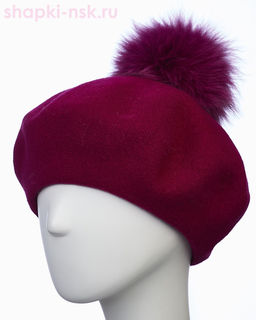Берет фетр флис Помпон 115 Берет женский флис (58-59) - Tonak фото 25