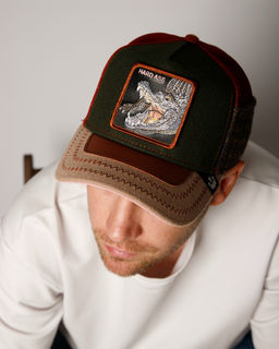 Бейсболка GOORIN BROTHERS арт. 101-0742 (оливковый / коричневый)  фото 4