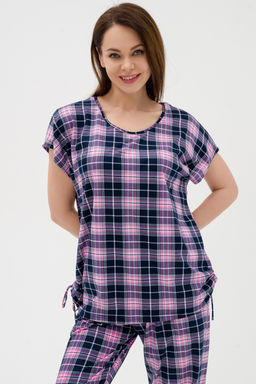 Костюм женский из футболки и брюк из кулирки Крым розовый - Амадэль фото 12