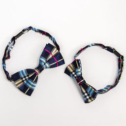 Галстук - бабочка для мальчика и папы «Набор для фотосессии», 2 шт., синий, M&B