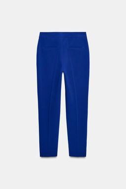HIGH-WAIST SLIM-FIT TROUSERS - Zara фото 6