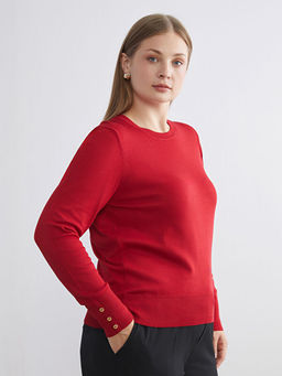 Bisiklet Yaka Kad?n Triko Kazak