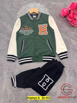 Костюм двойка для мальчика на кнопках - Bruno фото 3