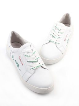 03-M17-30 WHITE Полуботинки женские (натуральная кожа)