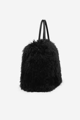 LEATHER AND SHEEPSKIN SHOPPER BAG LUDOVIC DE SAINT SERNIN x ZARA  фото 3