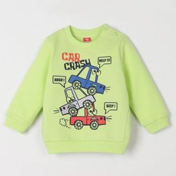 CRB wear/CSNB 62672-36 Джемпер для мальчика, лайм/Ex.Cherubino  фото 5