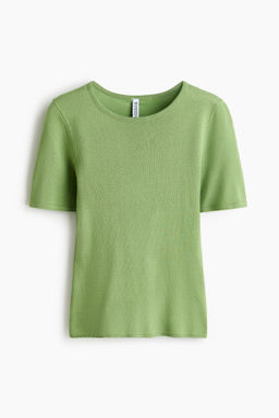 Camiseta en punto fino - H&m фото 5