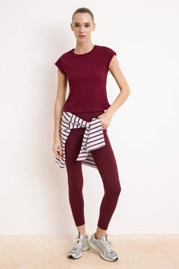 Siyah Soft F?rcal? Kumas Orme Spor T-Shirt THMSS26TS00004 - Trendyolmilla фото 6
