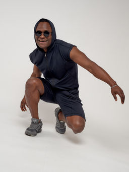 Спортивный костюм летний мужской темно-синего цвета 2262TS - Chunmai фото 9