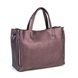 Женская кожаная сумка К-1022-208 Ред Браун - Cidirro фото 3