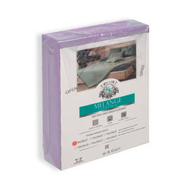 Простыня на резинке Купу-купу, 160х200х20 см, сиреневый, трикотаж - Kupu-kupu фото 5