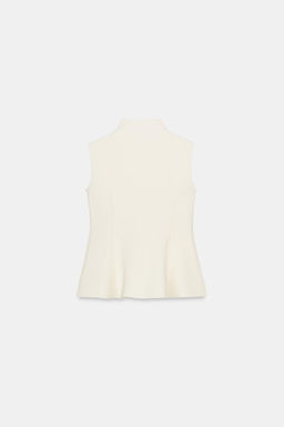 KNIT PEPLUM TOP - Zara фото 15