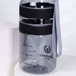 Бутылка для воды спортивная Woohooo H2O цвет Black + Gray 850 ml - Галеонтрейд фото 7