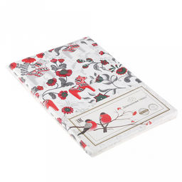 Скатерть 200х145см "Лошадка", длина стола до 160см, на 6-8 персон, рогожка 186г/м2, хлопок 100%, упаковка классическая 28х41см, "Домашняя мода" (Россия)